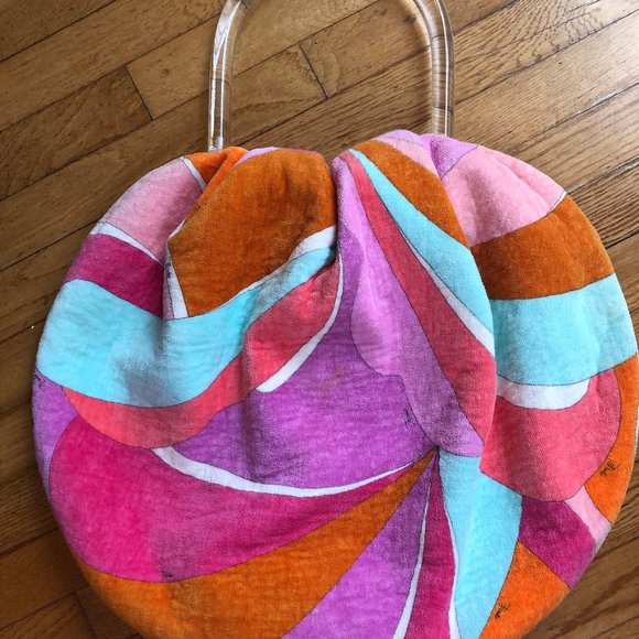 Emilio Pucci Handbags - Round Terrycloth Emilio Pucci bag
